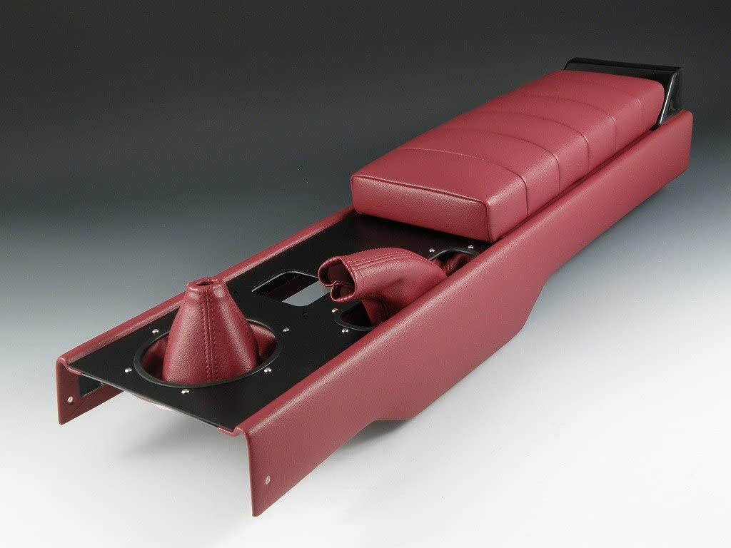 ZOOM ENGINEERING TRAD STYLE RED CONSOLE BLACK PANEL SYNTHETIC LEATHER BLACK BOOTS BLACK STITCH NA TAN ARMREST FOR MAZDA EUNOS ROADSTER MIATA NA6CE NA8C MT 8805_8811_9411_9407_8568