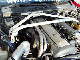 OKUYAMA STRUT BAR STEEL Fr II MCS For MARK II CRESTA CHASER JZX100 632-011-0