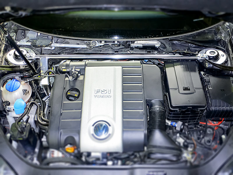 OKUYAMA STRUT BAR STEEL FRONT D MCS For GOLF V GTI GTX VARIANT 1KAXX 634-723-0