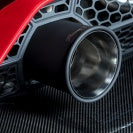 POWER CRAFT HYBRID EXHAUST MUFFLER SYSTEM MATT BLACK FOR LAMBORGHINI AVENTADOR SVJ ULTIMAE P-LA1040101-BKT