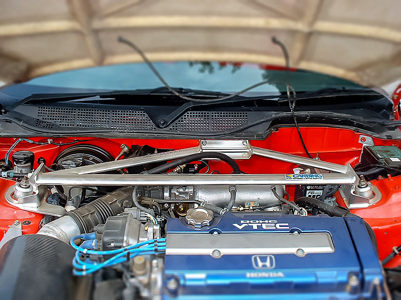 OKUYAMA STRUT TOWER BAR ALU FRONT II MCS For HONDA CIVIC 3DR EK4 642-204-0