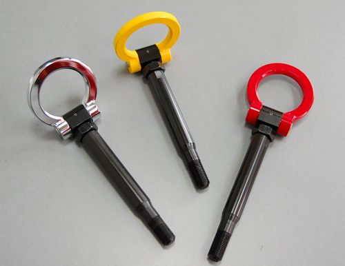TOP FUEL TOW HOOK YELLOW FOR SUBARU BRZ ZC6