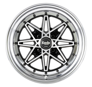 WORK EQUIP 03 STANDARD 15X8 4X100 35 BLACK CUT CLEAR BP WORK-00001