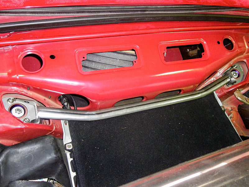 OKUYAMA STRUT TOWER BAR ALU REAR I For FAIRLADY Z CONVERTIBLE HZ32 661-158-0