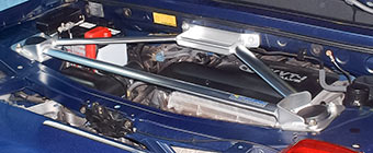 OKUYAMA STRUT TOWER BAR ALU REAR II For TOYOTA MR-S ZZW30 662-021-0