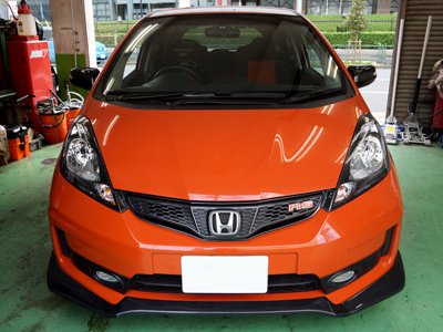 SEEKER FRONT HALF SPOILER FRP UNPAINTED FOR HONDA FIT GE KOUKI 16000-GE8-BF1