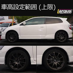 LARGUS SPEC S COILOVER KIT FOR HONDA CIVIC TYPE-R EP3 2WD 01011203020-QQ-940