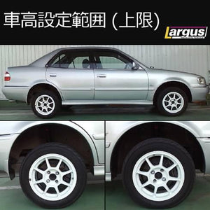 LARGUS SPEC S COILOVER KIT FOR TOYOTA COROLLA LEVIN AE111 2WD 01011209020-QQ-557
