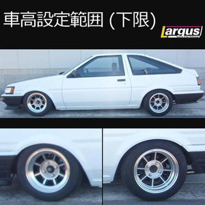 LARGUS SPEC S COILOVER KIT FOR TOYOTA SPRINTER TRUENO AE86 3DR 2WD 01011209030-QQ-559