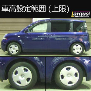 LARGUS SPEC S COILOVER KIT FOR TOYOTA SIENTA NCP81G 2WD 01011209049-QQ-287