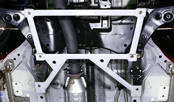 OKUYAMA LOWER ARM BAR FRONT II For AIRTREK TURBO R CU2W 681-312-3