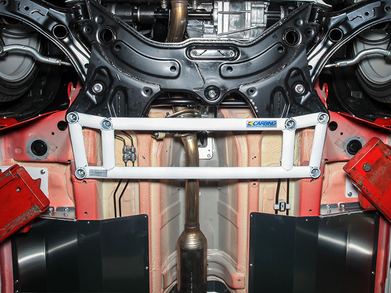 OKUYAMA LOWER ARM BAR FRONT II For SUZUKI SWIFT SPORT ZC32S 681-611-0