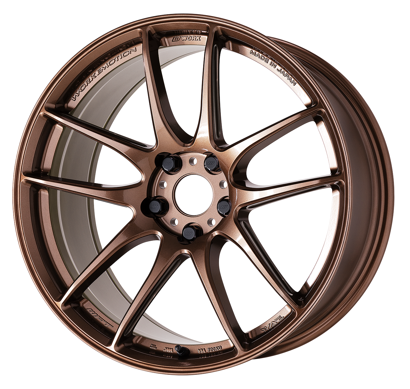 WORK EMOTION CR SHIGOKU 19x9.5J +38 5x114.3 DEEP TAPERED (SHAPE) ARMED TITANIUM (AMG) FOR  WORK-00019
