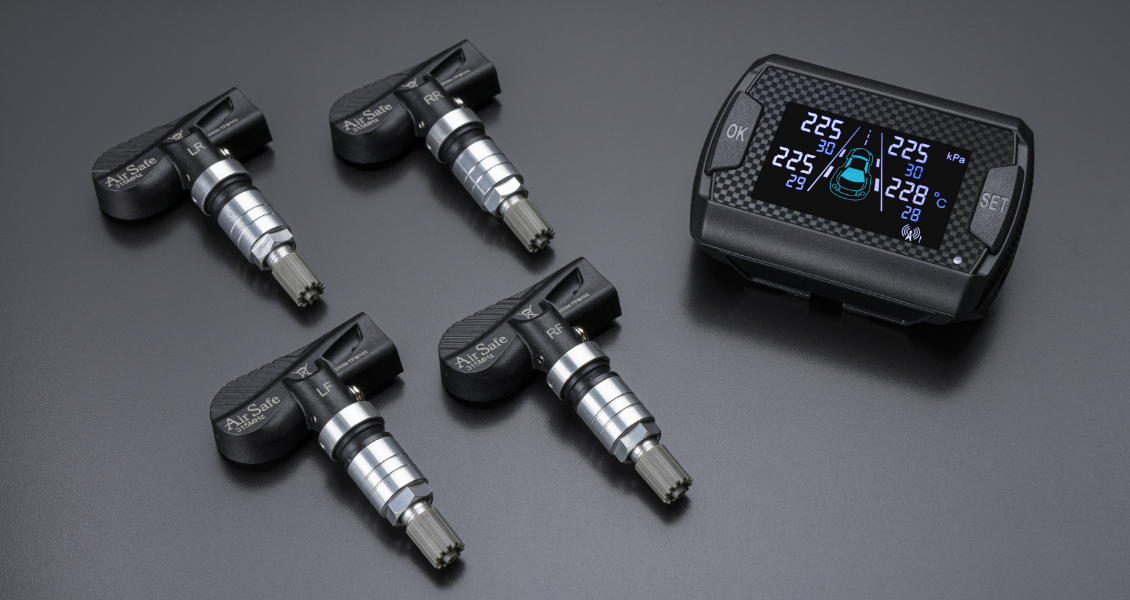 AIR SAFE TPMS TIRE PRESSURE MONITORING SYSTEM FOR PASSENGER CARS AS-4CV