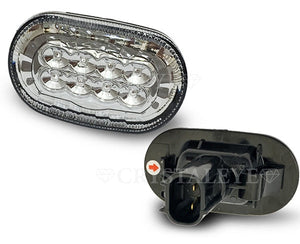 CRYSTAL EYE SEQUENTIAL TURN SIGNALS, LED SIDE MARKERS, SMOKED FOR SUZUKI ALTO LAPIN CBA-HE21S X043-SM