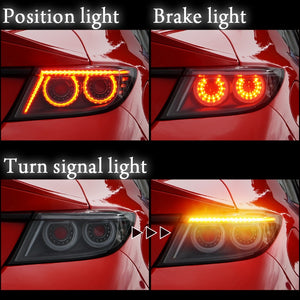 CRYSTAL EYE VULCAN FIBER LED TAIL LAMP & FIBER LED TRUNK GARNISH SET CLEAR TAIL LAMPS SMOKE GARNISH FOR TOYOTA GR86 ZN8 SUBARU BRZ ZD8 J350-CL-SM