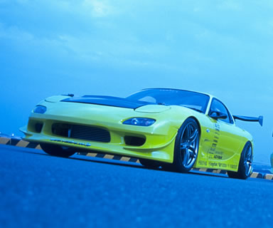 CAR MAKE T&E [VERTEX] FD3S RX-7 BUMPER CANARD LEFT AND RIGHT SET FOR  CARMAKETE-02359