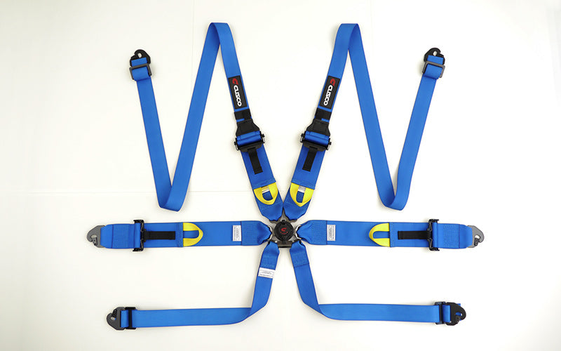 CUSCO RACING 6 POINT HANS FHR HARNESS SEATBELT BLUE FOR  00B CRH N6HBL