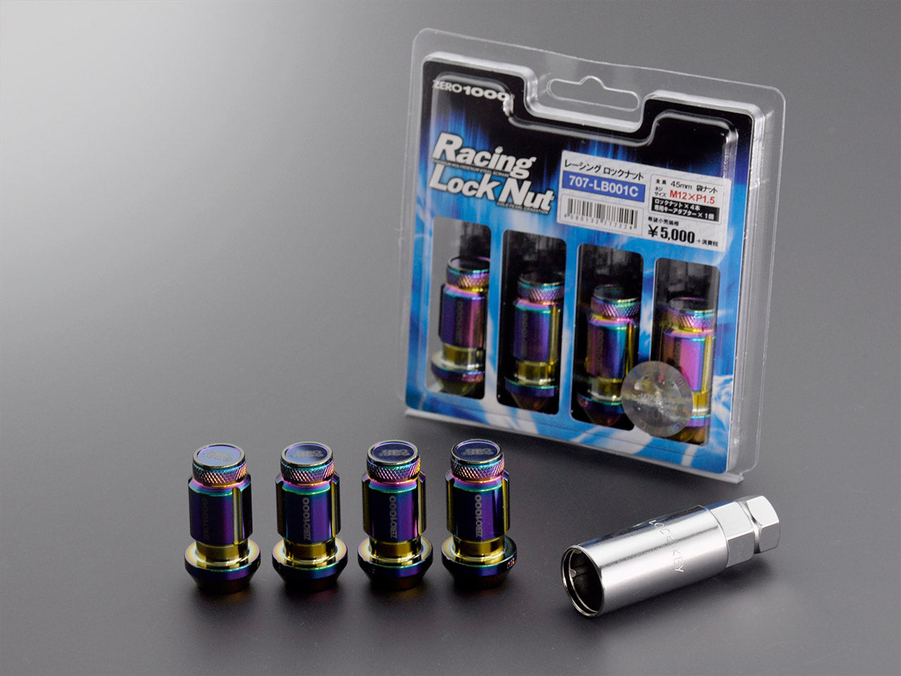 ZERO1000 RACING LOCK NUTS 45mm 4pcs M12×P1.25 707-LB002C