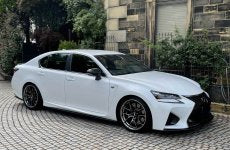 LEMS DRY CARBON SIDE SPLITTER SET (LEFT AND RIGHT) CLEAR PAINT FOR LEXUS GSF L638-2