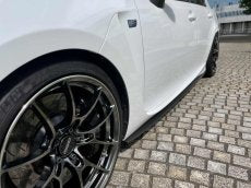 LEMS DRY CARBON SIDE SPLITTER SET (LEFT AND RIGHT) CLEAR PAINT FOR LEXUS GSF L638-2