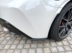 LEMS DRY CARBON REAR UNDER SPLITTER VER1 LEFT AND RIGHT SET CLEAR COAT FOR TOYOTA GR86 ZN8 SUBARU BRZ ZD8 L763-2