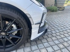 LEMS DRY CARBON FRONT SPLITTER VERGR LEFT AND RIGHT SET UNPAINTED FOR TOYOTA GR86 ZN8 L766-1