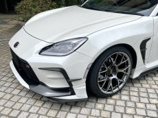 LEMS DRY CARBON FRONT SPLITTER VERGR LEFT AND RIGHT SET UNPAINTED FOR TOYOTA GR86 ZN8 L766-1