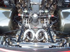 KREISSIEG F1 SOUND VALVETRONIC EXHAUST SYSTEM TITANIUM FLOATING CURL TAIL SANDBLASTED KSG LOGO MARK FOR FERRARI F50 F50-01-TITANIUM