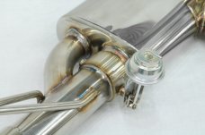 KREISSIEG CAT-BACK F1 SOUND VALVETRONIC EXHAUST SYSTEM TITANIUM FLOATING CURL TAIL SANDBLASTED KSG LOGO MARK S MODEL FOR PORSCHE 955 CAYENNE S  PCAYS-01-TITANIUM-S