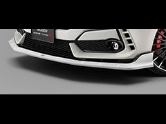 MUGEN Front Under Spoiler Flame Red  For HONDA CIVIC TYPE R FK8 71110-XNCF-K0S0-FR