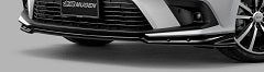 MUGEN FRONT UNDER SPOILER BLACK PEARL FOR HONDA CIVIC FL1 71110-XNR-K0S0-CB
