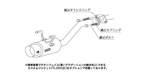 KAKIMOTO RACING EXHAUST HYPER GT BOX REV. FOR HONDA FIT GD3 GD1  H41350
