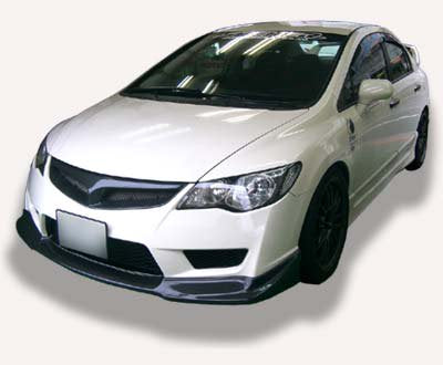 SEEKER CARBON FRONT HALF SPOILER UV CUT CLEAR FOR HONDA CIVIC FD2  16000-FD2-C02
