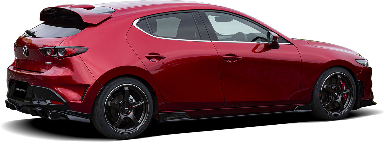 KNIGHT SPORT REAR WING SPOILER For MAZDA 3 BP KZD-72335