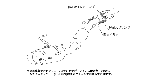 KAKIMOTO RACING EXHAUST HYPER GT BOX REV. FOR HONDA STREAM RN5 RN1  H41364
