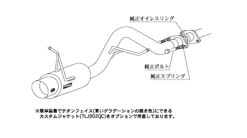 KAKIMOTO RACING EXHAUST HYPER GT BOX REV. FOR HONDA EDI10 BE3  H41366