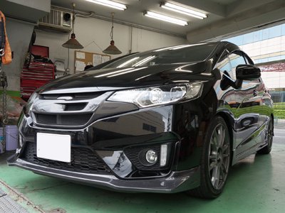 SEEKER FRONT HALF SPOILER FRP PAINTED FOR HONDA FIT GK  16000-GK5-F02