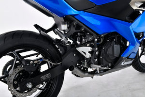 PLOT SWAGE-LINE PRO REAR BRAKE HOSE KIT STAINLESS STEEL FITTINGS CLEAR HOSE FOR KAWASAKI NINJA250 STP763R