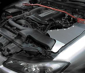 APEXI ALUMINUM INDUCTION BOX  For Altezza SXE10 516-T001