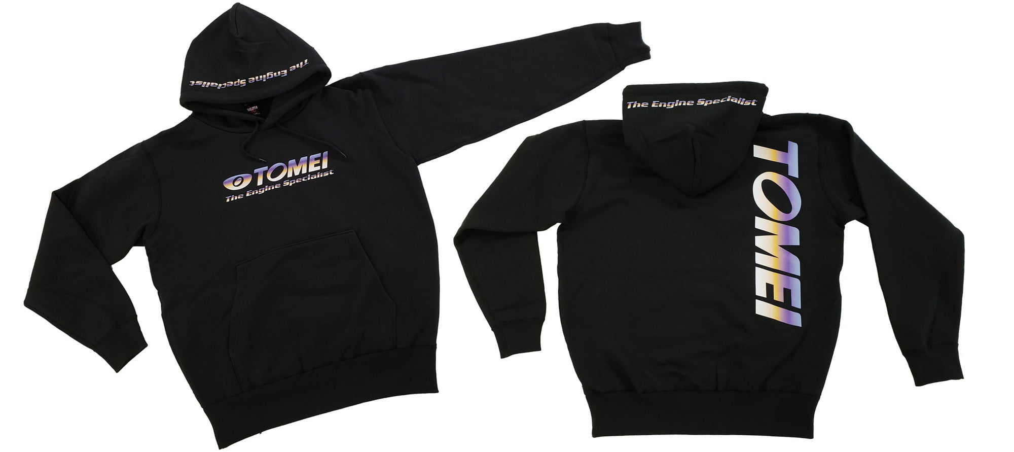 TOMEI PULLOVER HOODIE TITANIUM COLOR LOGO ON CHEST AND HOOD L 	795151