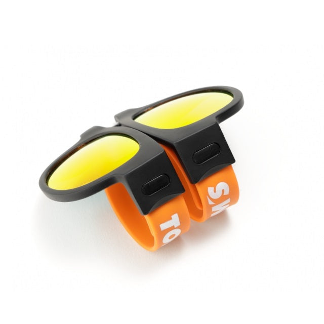 TOMS FOLDING PATCHIN BAND SUNGLASSES KEEPER BLUE 08773-TSG03