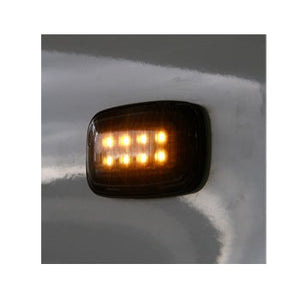 CRYSTAL EYE CRYSTAL LED SIDE MARKER, BLACK TYPE FOR TOYOTA HILUX SURF 130 180 185  D020BK
