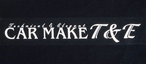 CAR MAKE T&E [CAR MAKE T&E] STICKER FOR  CARMAKETE-03048