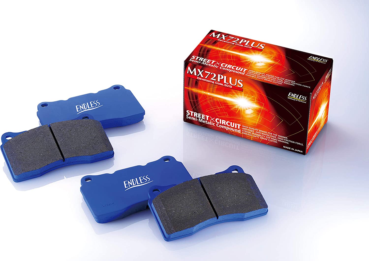 ENDLESS MX72 PLUS BRAKE PAD FRONT FOR PORSCHE 928 5.4 GTS 928M28 EIP000-MX72-PLUS