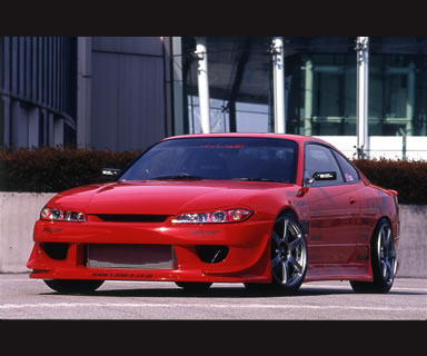 CAR MAKE T&E [VERTEX LANG] S15 SILVIA (15 SILVIA) CANARD LEFT SIDE (PASSENGER SIDE) ONLY FOR  CARMAKETE-02196