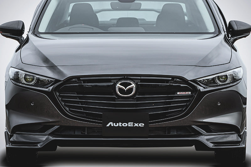 AUTOEXE FRONT GRILLE PIANO BLACK AND MATTE BLACK FOR MAZDA MAZDA3 BP SERIES MBP2510