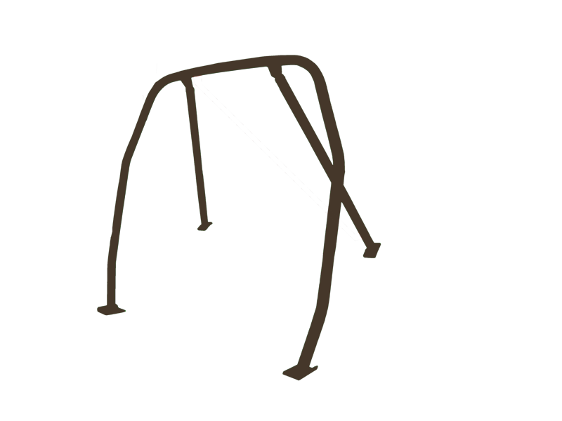 SAITO ROLLCAGE FOUR POINT STEEL (2 Seats) FOR HONDA CIVIC EF9