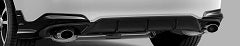 MUGEN REAR UNDER SPOILER RED METALLIC FOR HONDA CIVIC FL1 84111-XNR-K0S0-RM