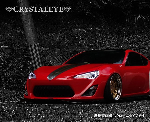 CRYSTAL EYE LED LIGHT BAR HEADLIGHT V3 FOR HALOGEN VEHICLES WITH FLOWING TURN SIGNALS, BLACK FOR TOYOTA 86 HALOGEN CAR SUBARU BRZ HALOGEN CAR J164